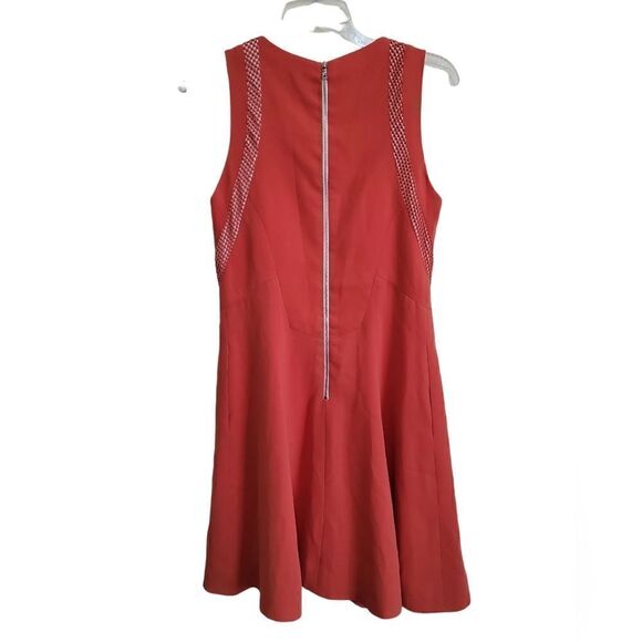 Rag & Bone Orange Sleeveless Dress Sz 6 - Picture 9 of 13